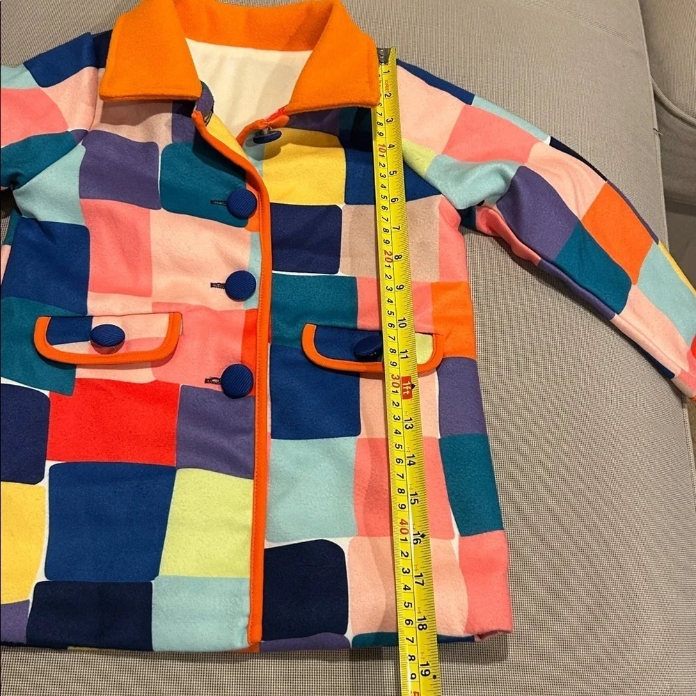 Mini BERNI Color Block Coat Childs size 3 to 4 years